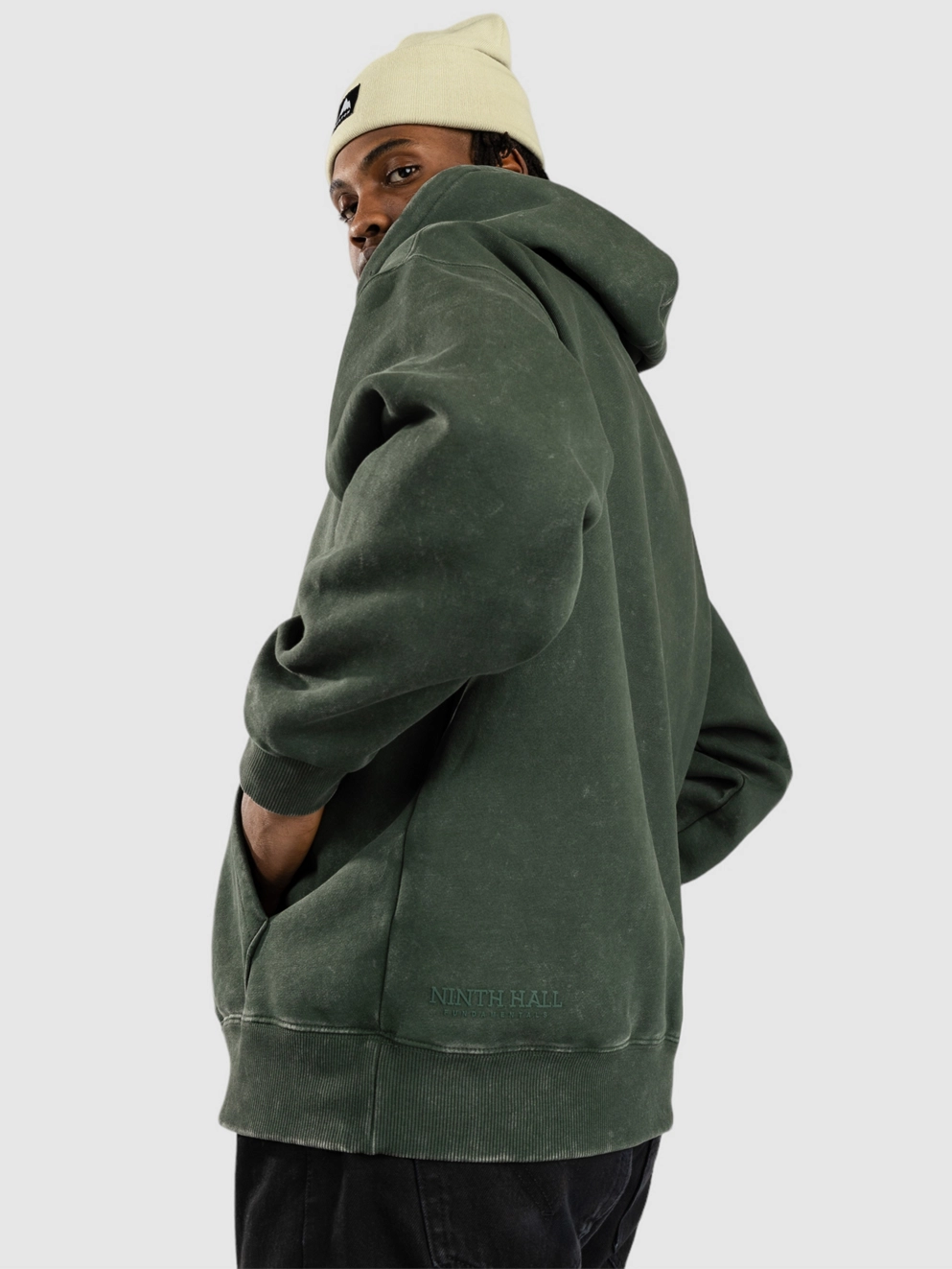 Ninth Hall Fundamental Hoodie green