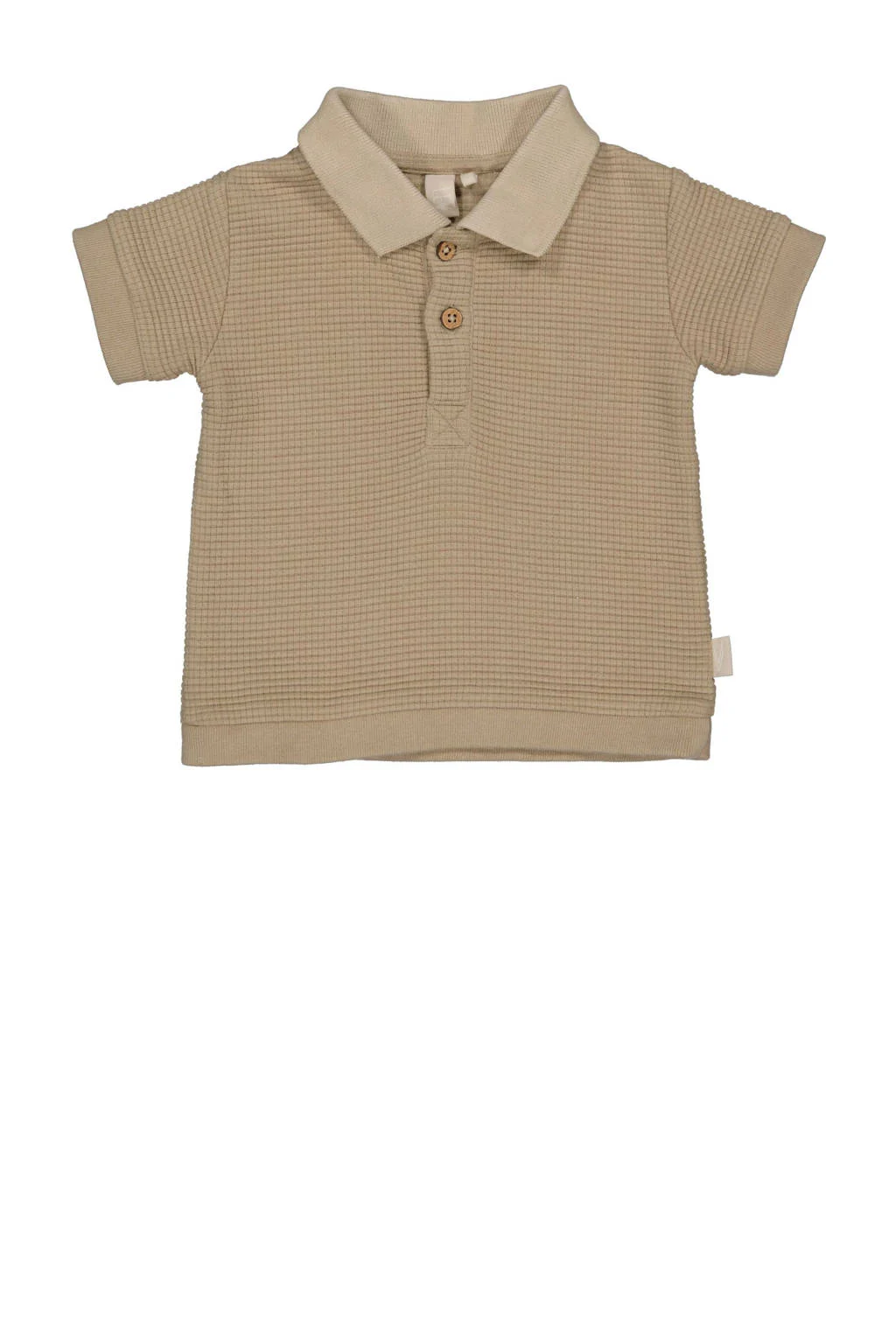 LEVV polo bruin gebreid