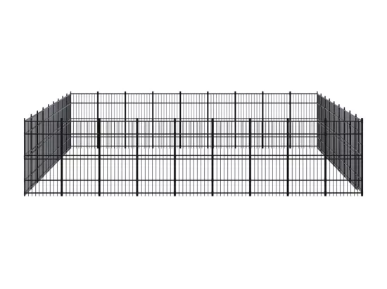 Chenil cage enclos pac noire 960 x 864 x 200 cm 02_0041885