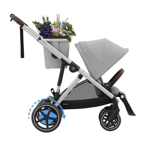 Cybex E-Gazelle S Kinderwagen 2-in-1 - Taupe - Almond Beige / Beige