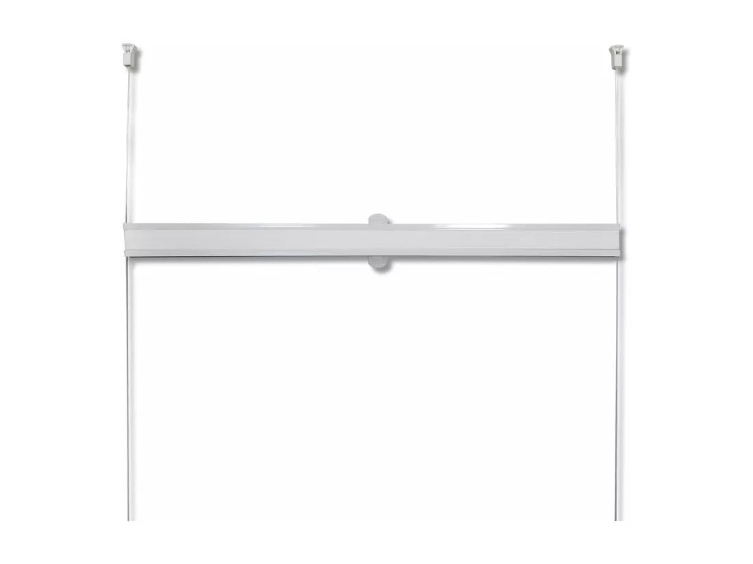 Store plissé en blanc blanche 90 x 90 x 150 cm 4102182