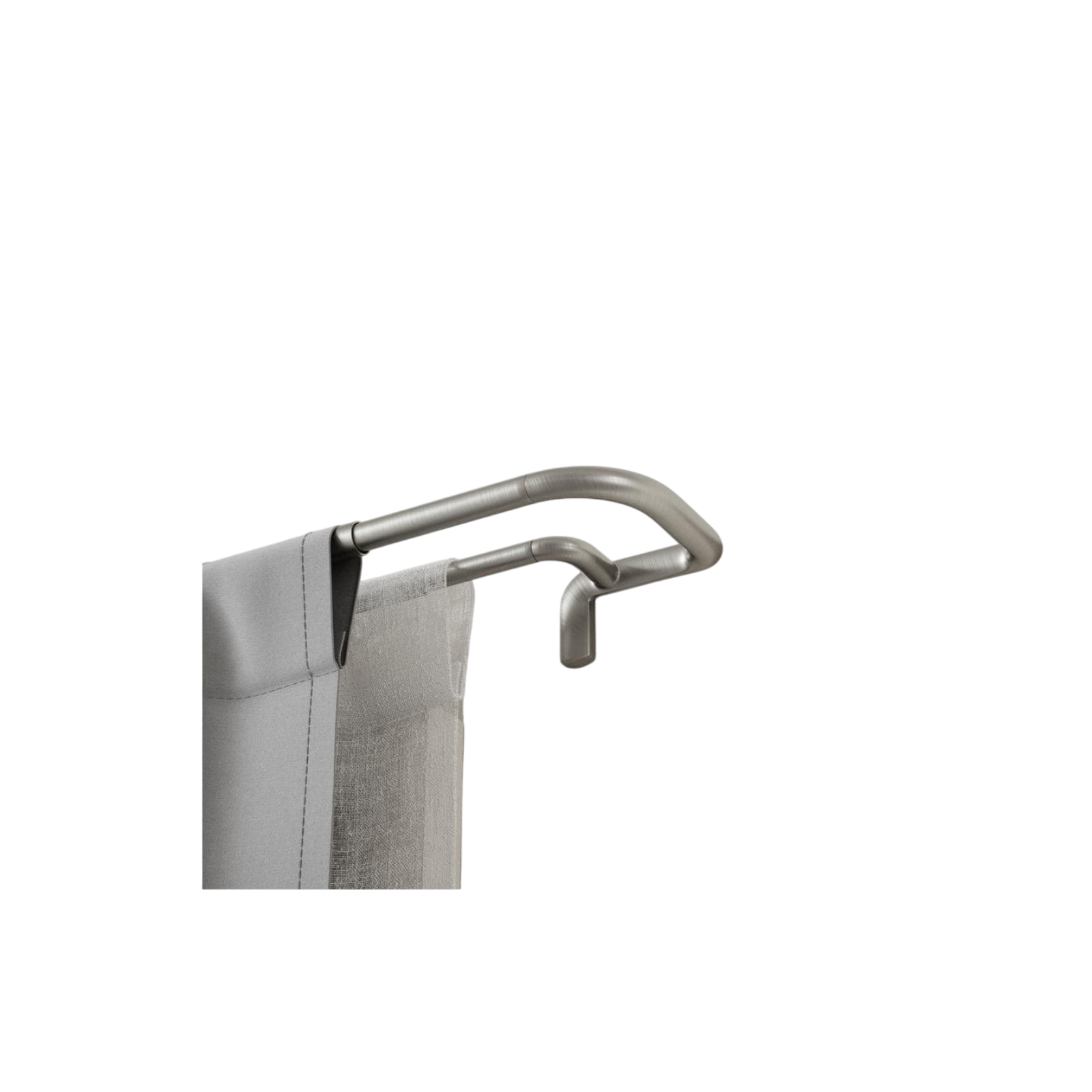 Vorhangstange Twilight 76-213 cm, Nickel