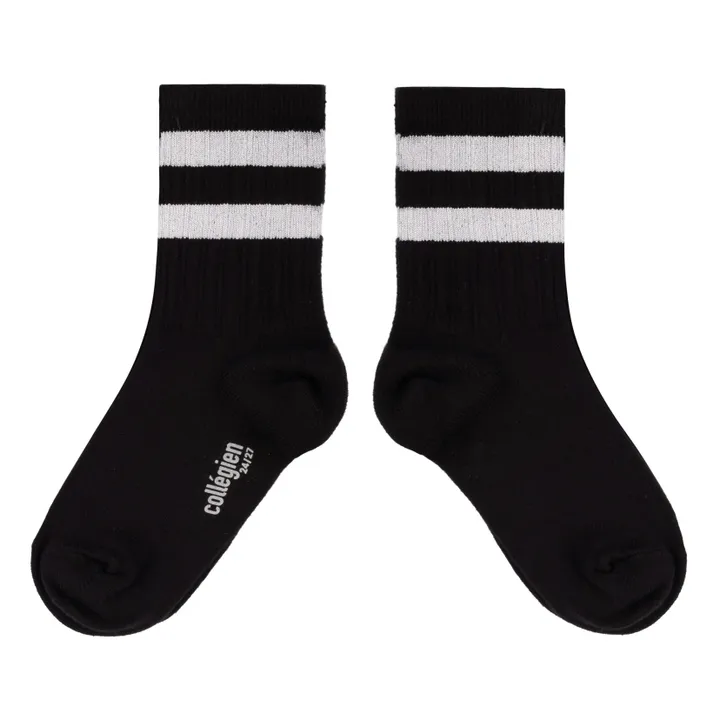 Collégien Chaussettes Nico | Noir