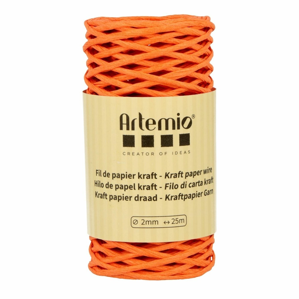 11 bobines de fil de papier kraft 2mm x 25 m