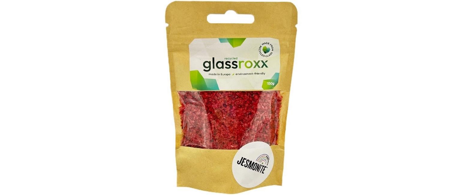 Versiegelung Glass Roxx 150g. RotGlasgranulat