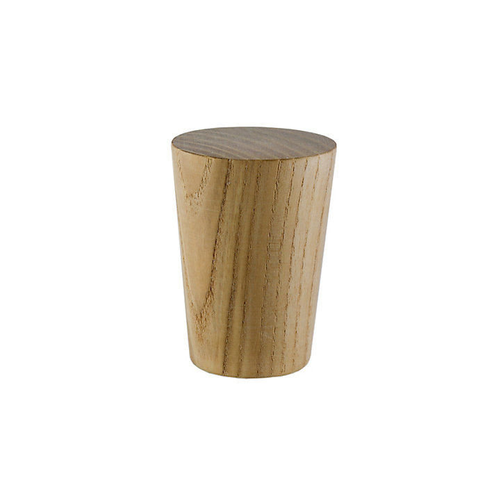 Embout cône pour barre à rideau GoodHome 28 mm Symi naturel