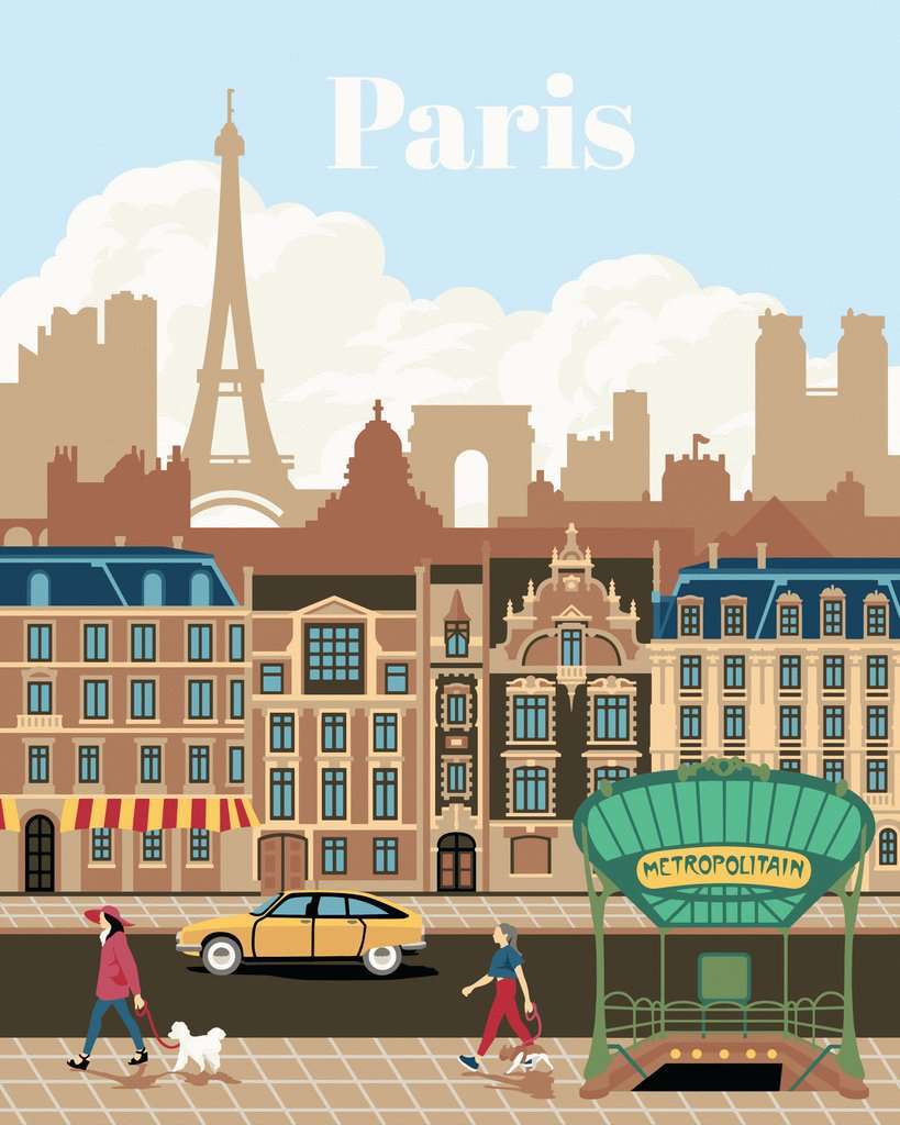 Ravensburger Spiel Farbenfrohes Paris