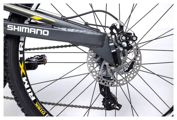 Moma Bikes Vélo VTT GTT26  5.0 Aluminium  SHIMANO 24V Freins a Disque Suspension Avant