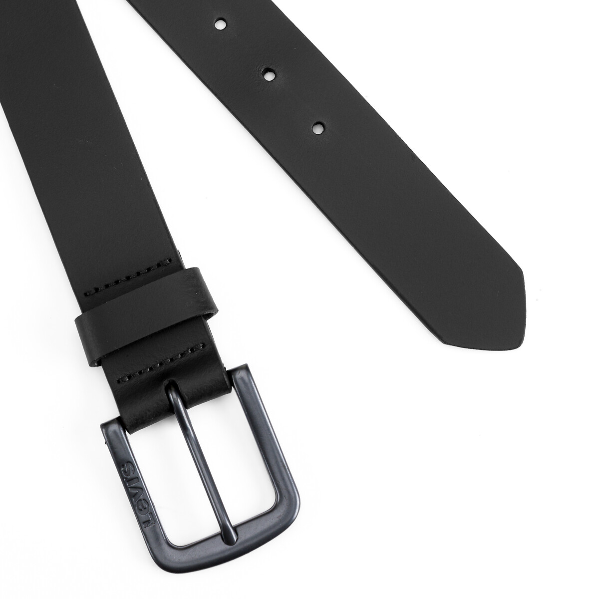 Cinto de couro Levi's Seine Metal