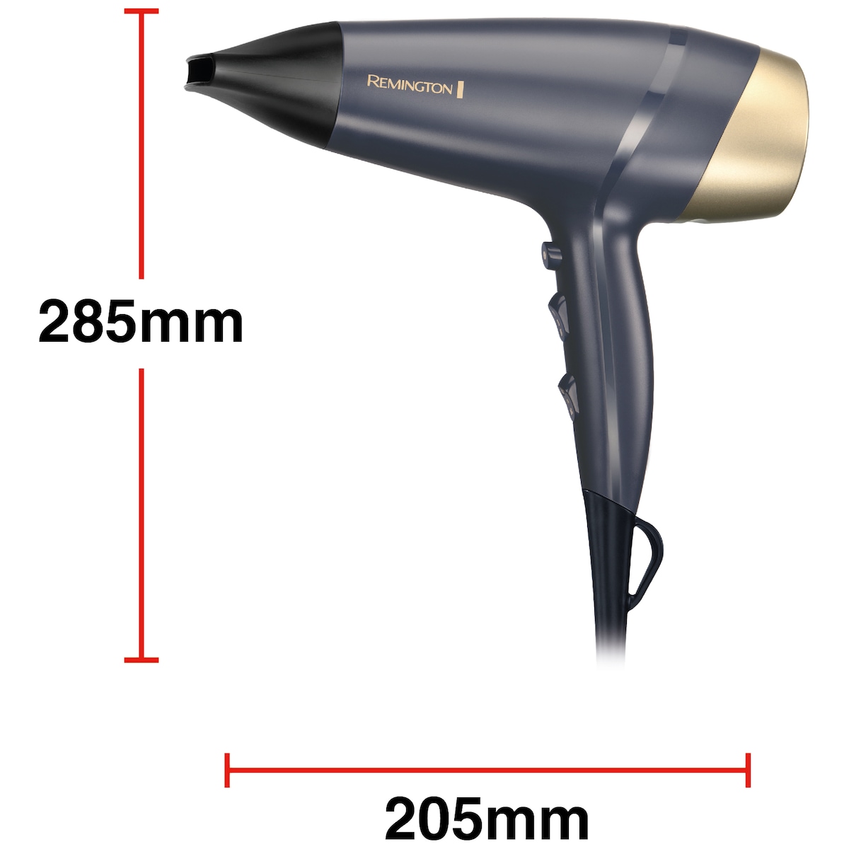 Remington Sapphire Luxe hårføner D5805 (blå og gull)
