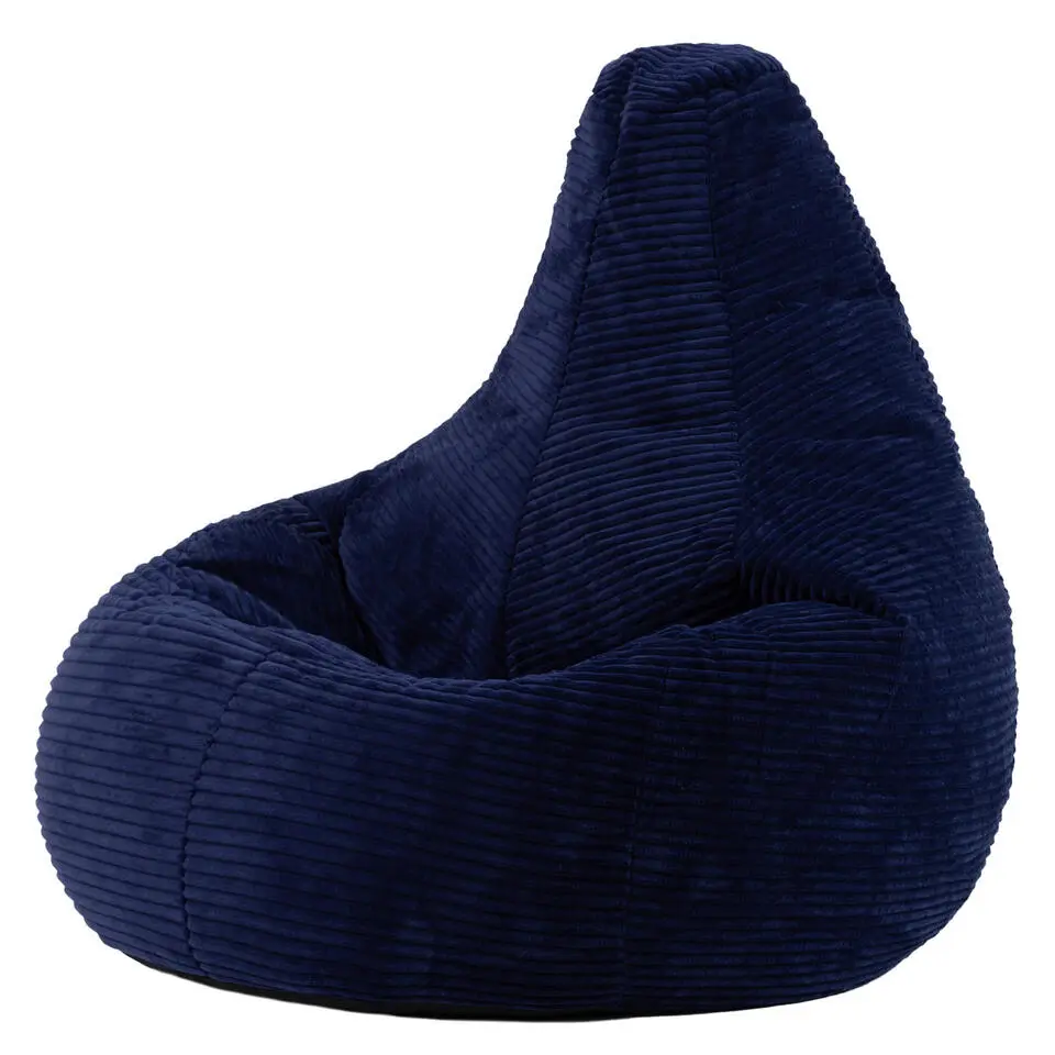 icon Zitzak Dalton - Corduroy Zitzak Volwassenen - Marineblauw