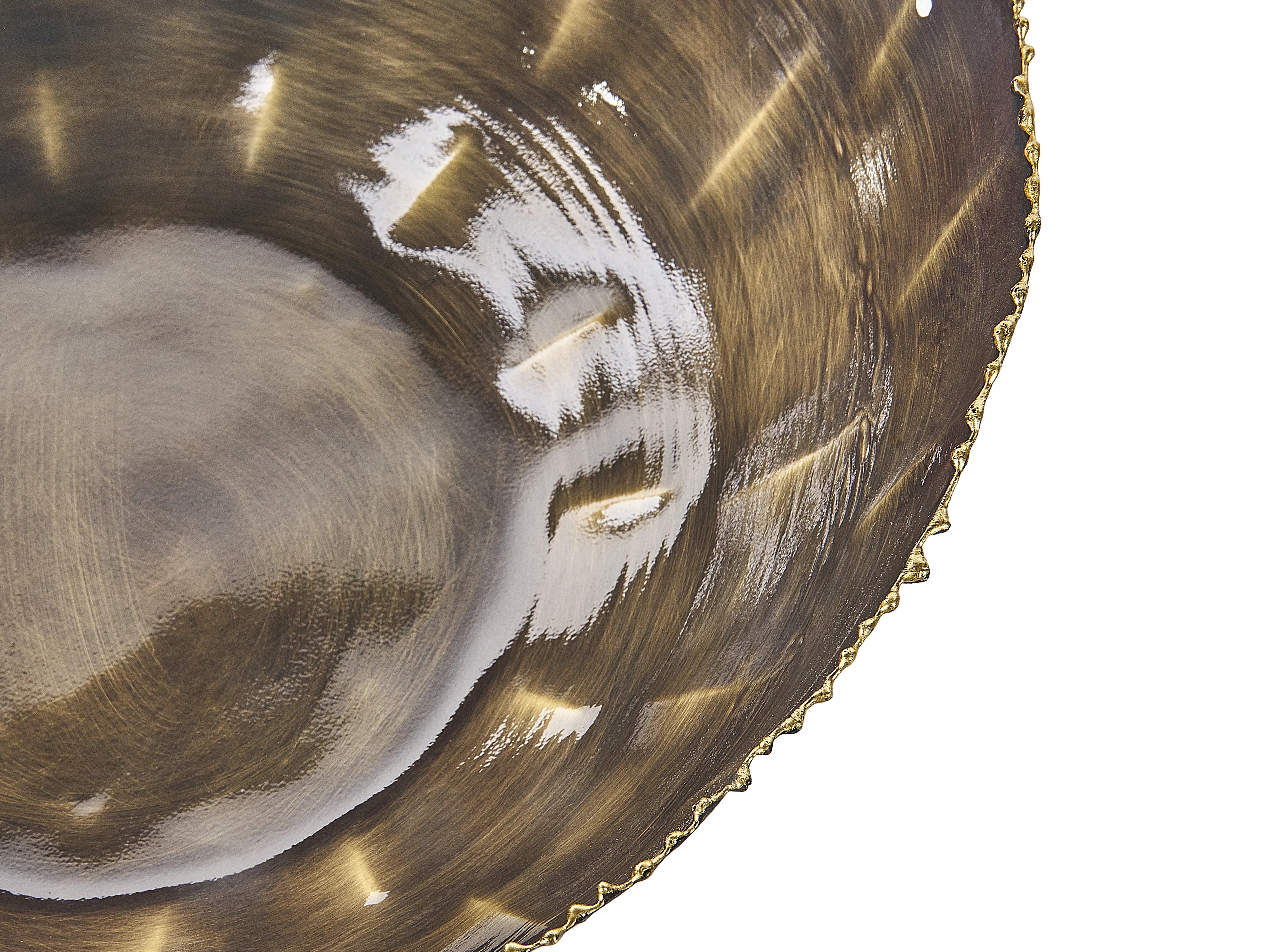 Set van 3 decoratieve schalen PINANG Metaal Messing
