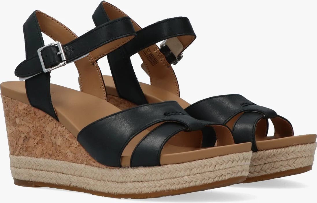 UGG zwarte ugg sandalen cloverdale