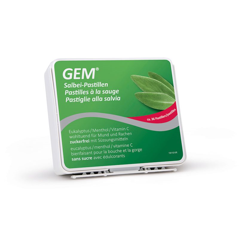 GEM Salbei-Pastillen Pastillen zuckerfrei Ds 36 Stk