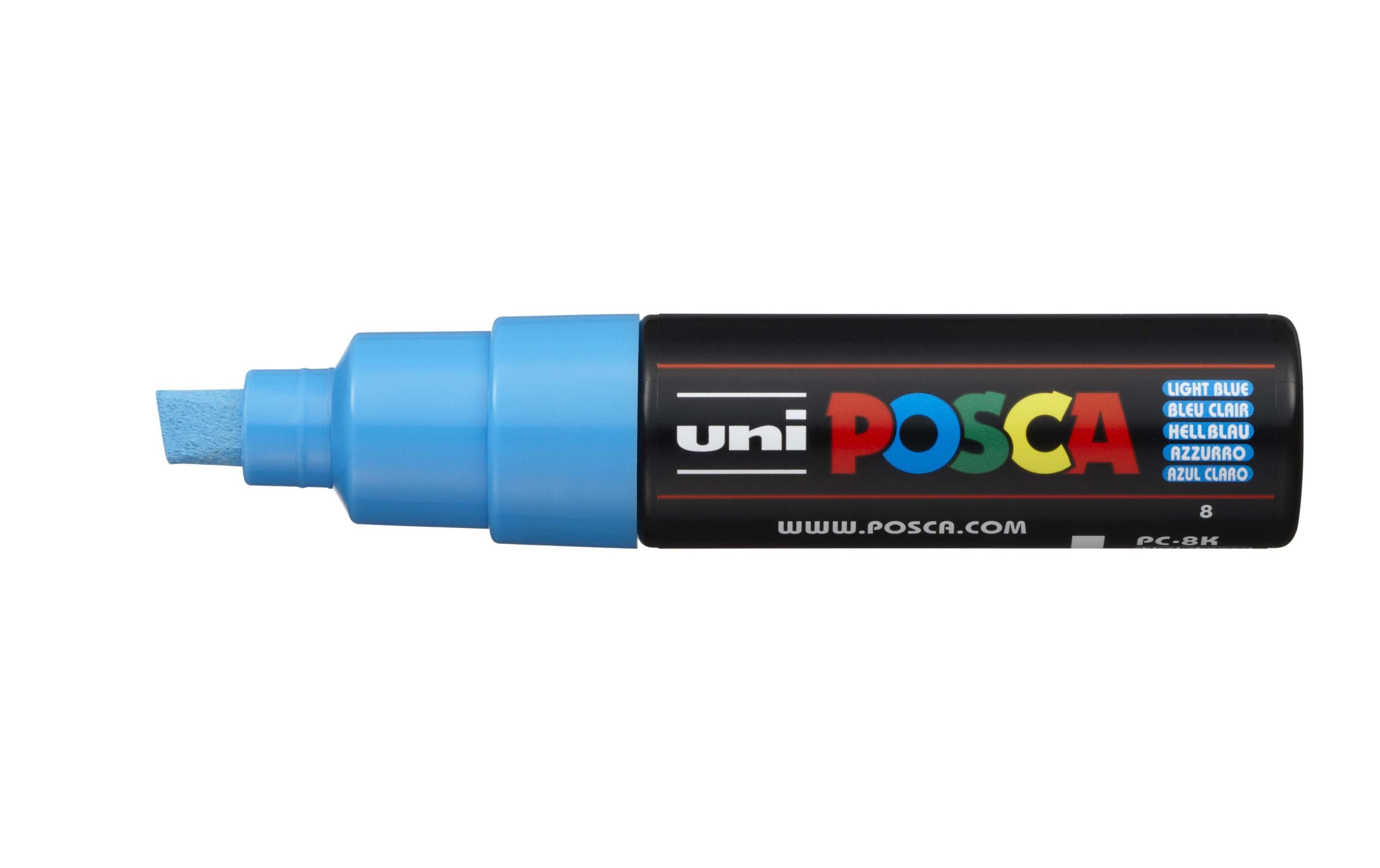 Permanent-Marker POSCA 8 mm HellblauUniversell einsetzbarer Marker