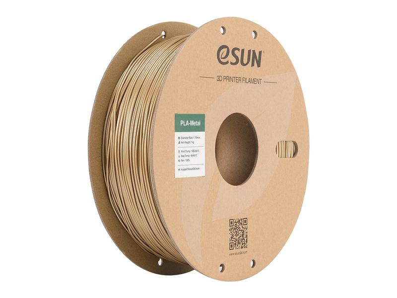 eSun Filament PLA  Metall Messing 1.75 mm 1 kg PLA  Filament mit Metallanteilen