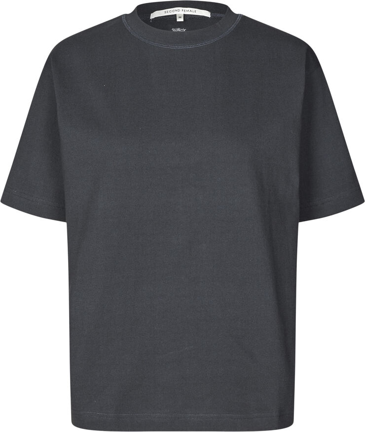 Second Female Sila SS Oversize Tee Dark gray