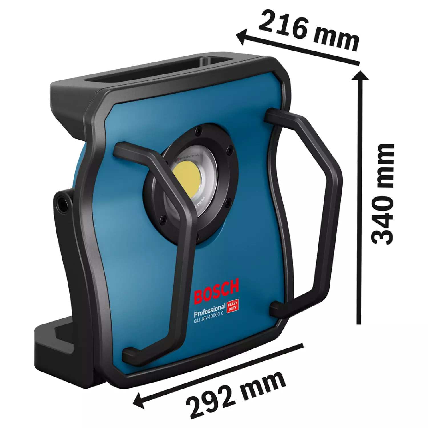 Bosch GLI 18V-10000 C 18V Li-Ion accu LED bouwlamp body - 10000Lm