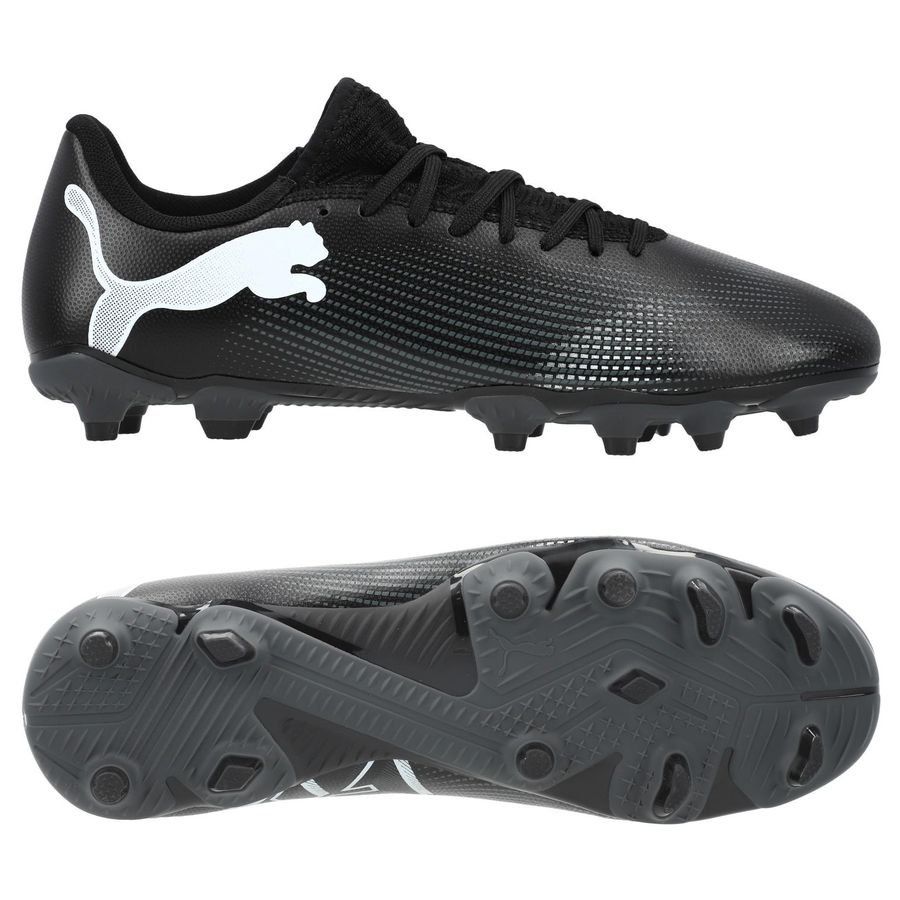 PUMA Future 7 Play FG/AG Eclipse - Noir/Blanc Enfant
