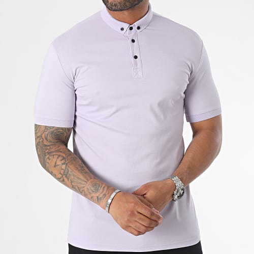 Polo Manches Courtes Lavande