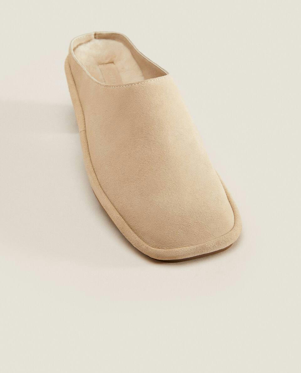 Chinelo Mule de Couro