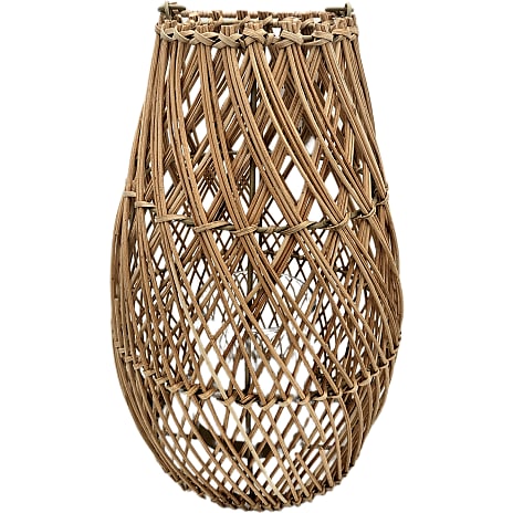 Flet lanterne D21xH30 cm - natur