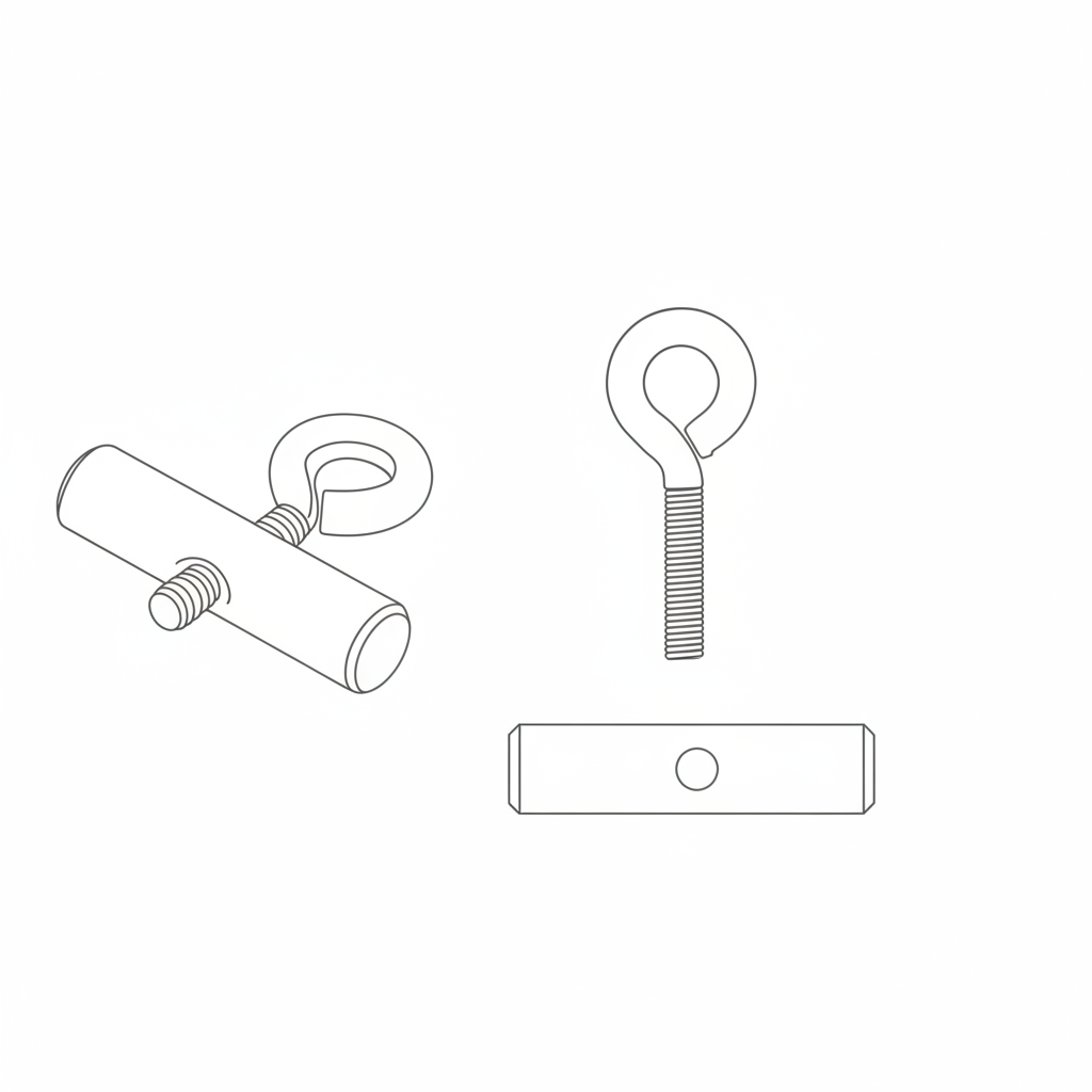 040parts 7 mm railstopper met schroefoog - set van 2