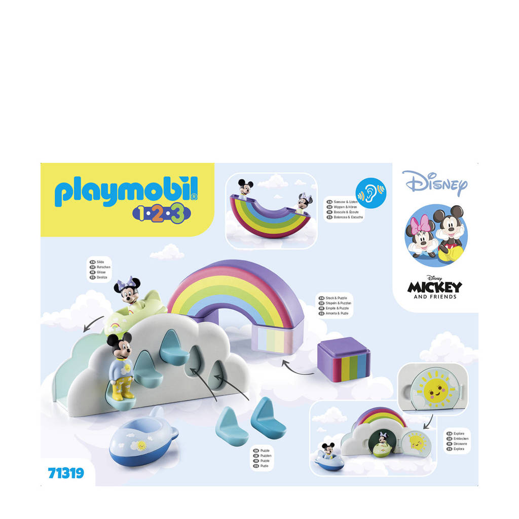 Playmobil 1-2-3  & Disney Mickey Mouse Wolkenhuis - 71319