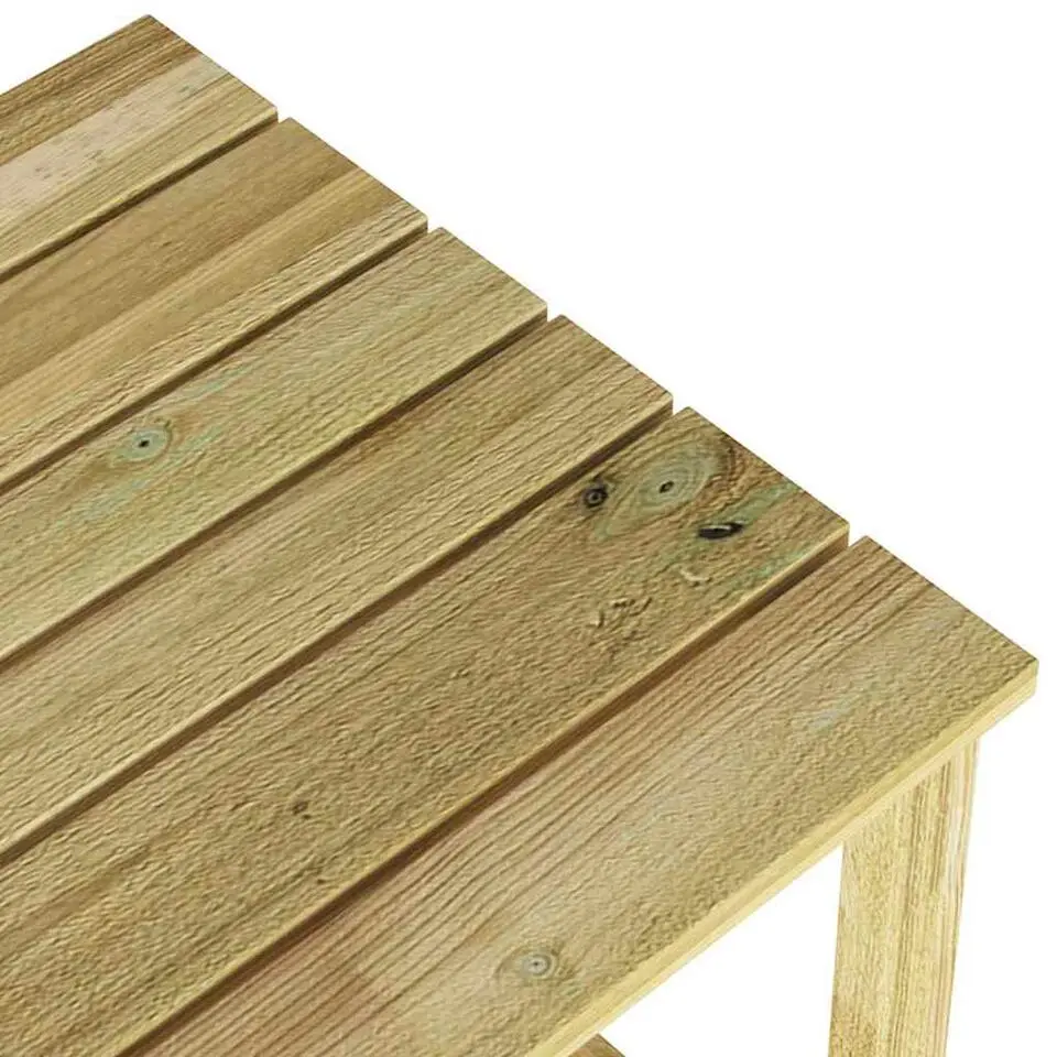 vidaXL - Buiten Tafel - Bruin - Geïmpregneerd grenenhout - 50,5 x 50,5 x 46 cm