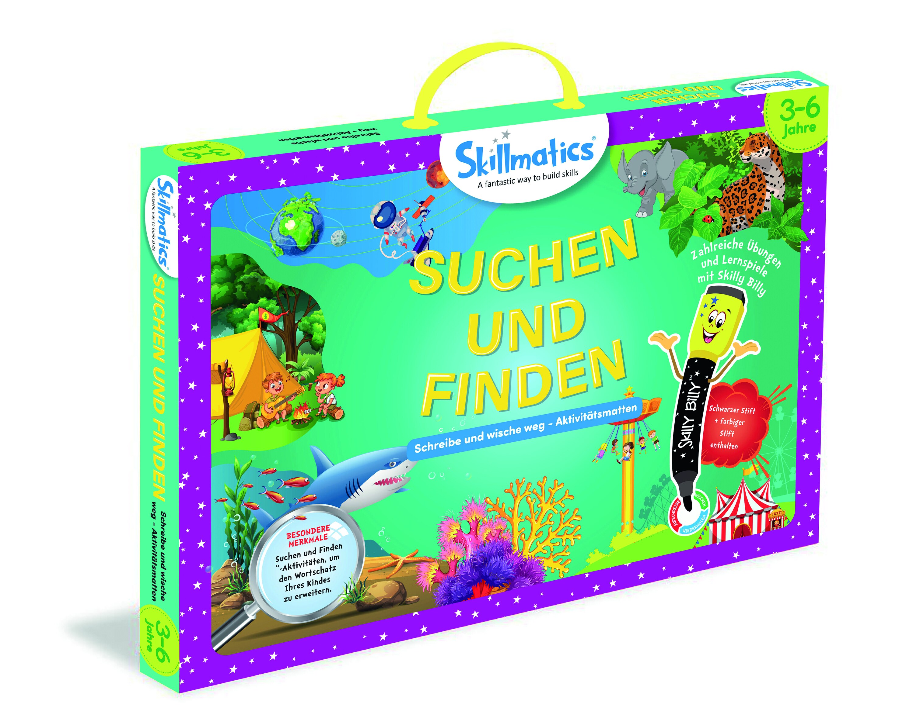 Skillmatics Write and Wipe Kit Suchen und Finden