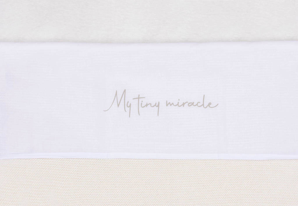 baby ledikantlaken 120x150cm My Tiny Miracle - Funghi