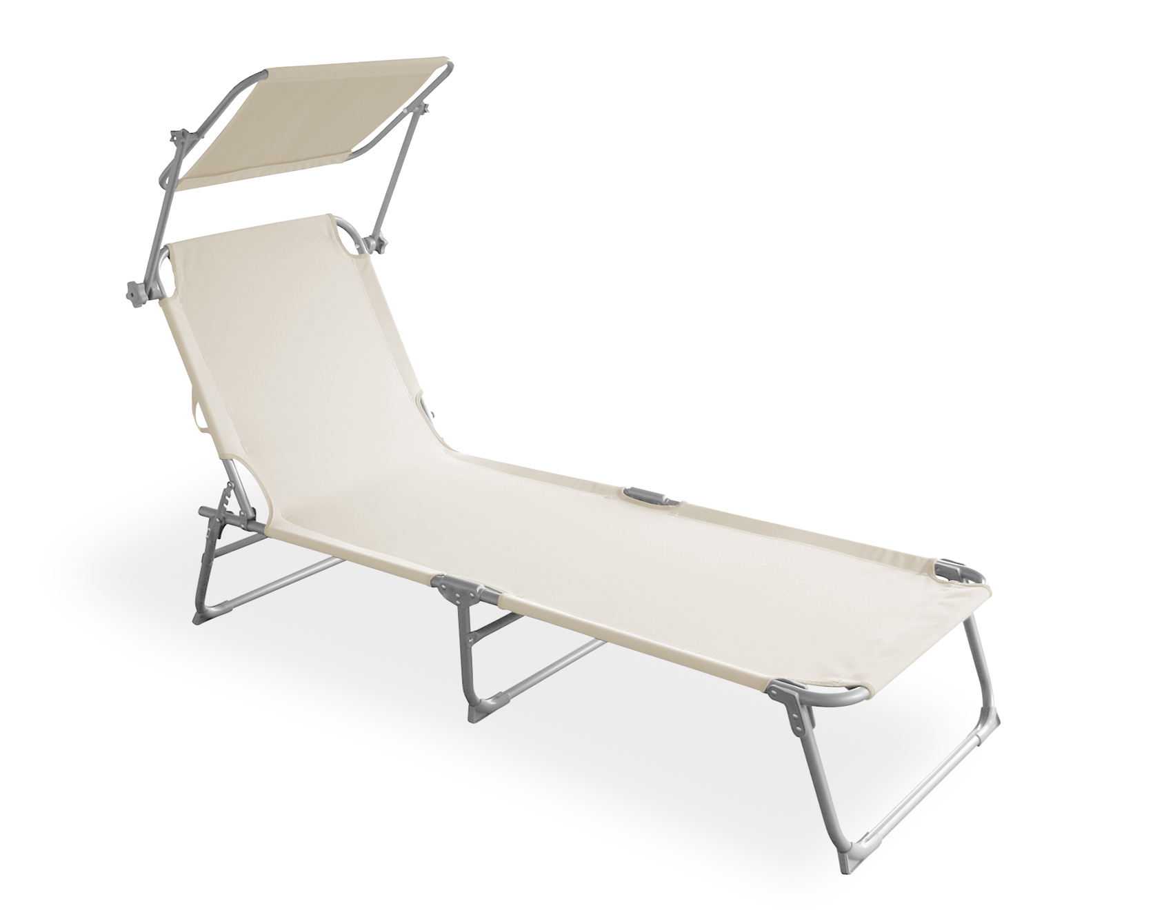 Liegestuhl LETTINO 4er Set beige