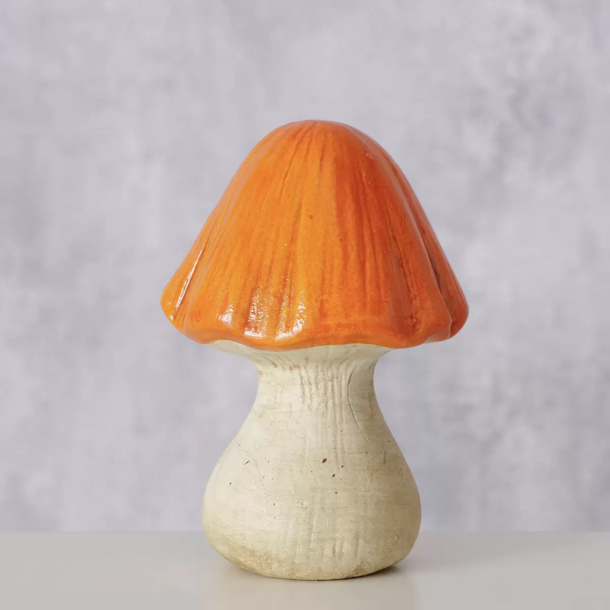 Dekoaufsteller Pilz Zamo beige,orange
