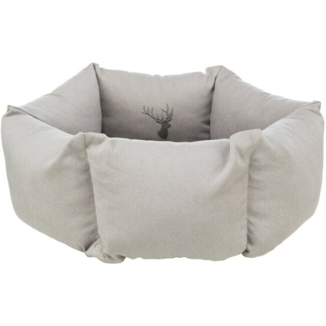 Lit Leni Rond Trixie en velours tissé pour chien