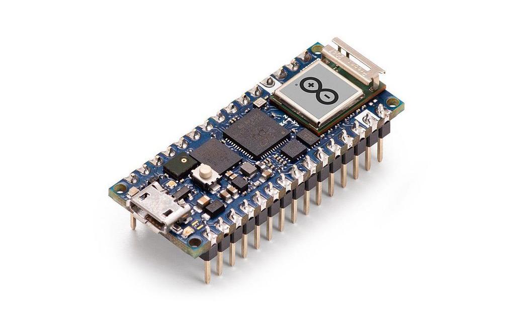 Entwicklerboard Arduino Nano RP2040 Connect mit PinleistenAuf Raspberry Pi RP2040 Cortex M0+ Mikrocontroller basierendes Arduino Board