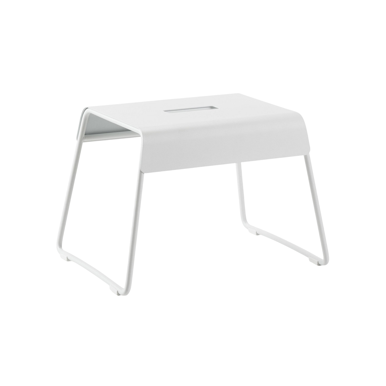 Hocker Zone Stahl, Weiss