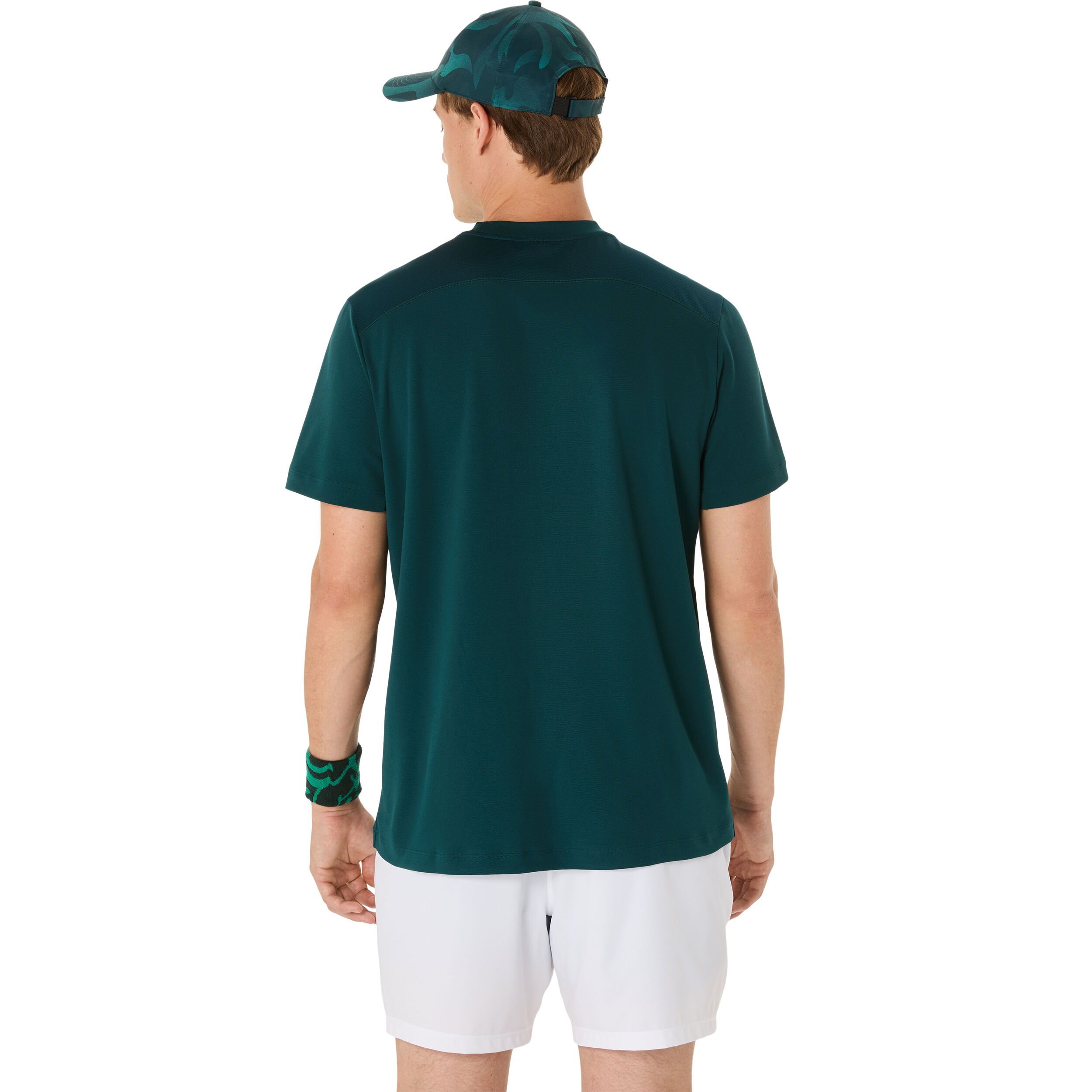 ASICS Court T-shirt Hommes - Vert Foncé