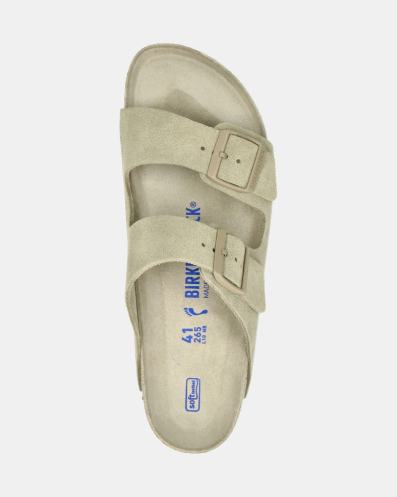 Birkenstock Arizona Suede Sandalen  - bruin