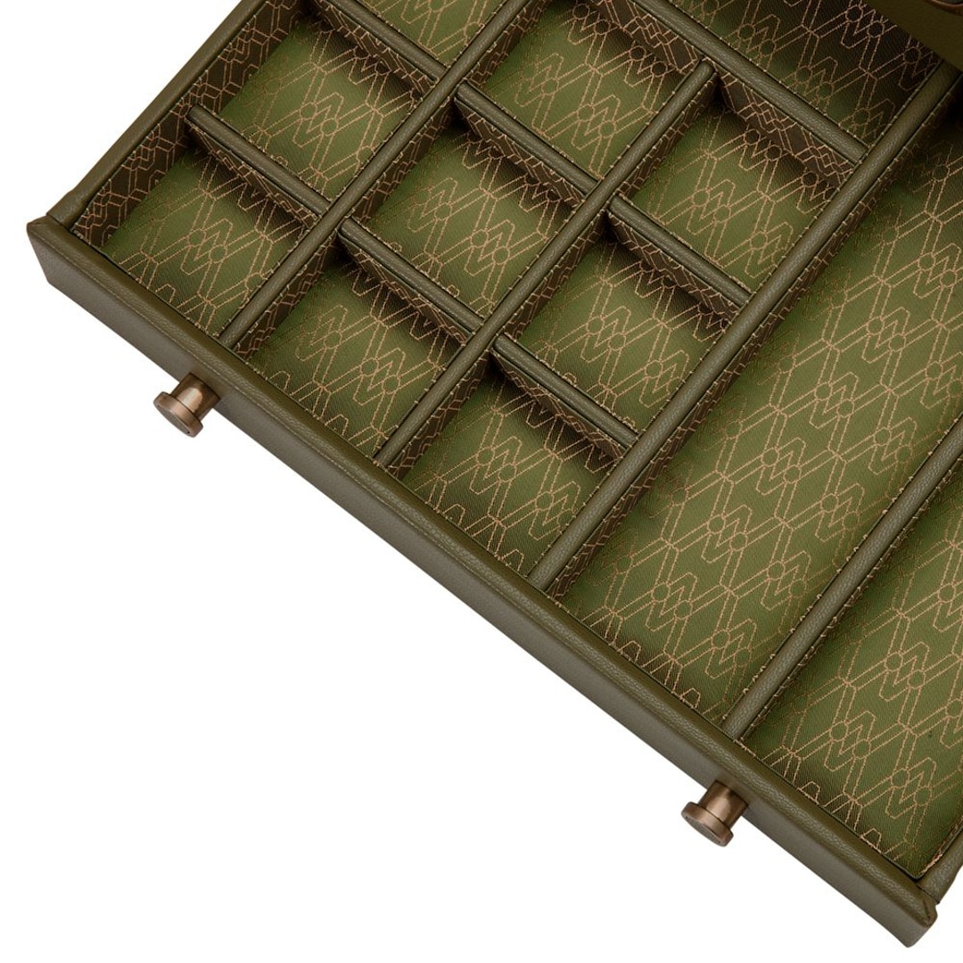 Wolf 1834 Earth Uhren- und Schmuckbox Olive
