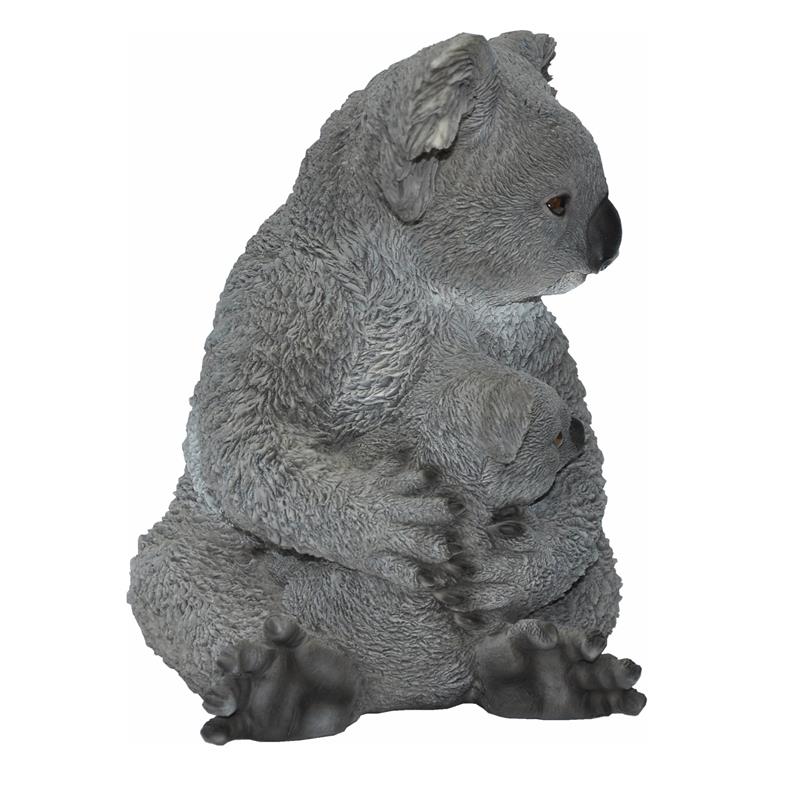 Dazikemo Gartenfigur Mutter & Baby Koalabär