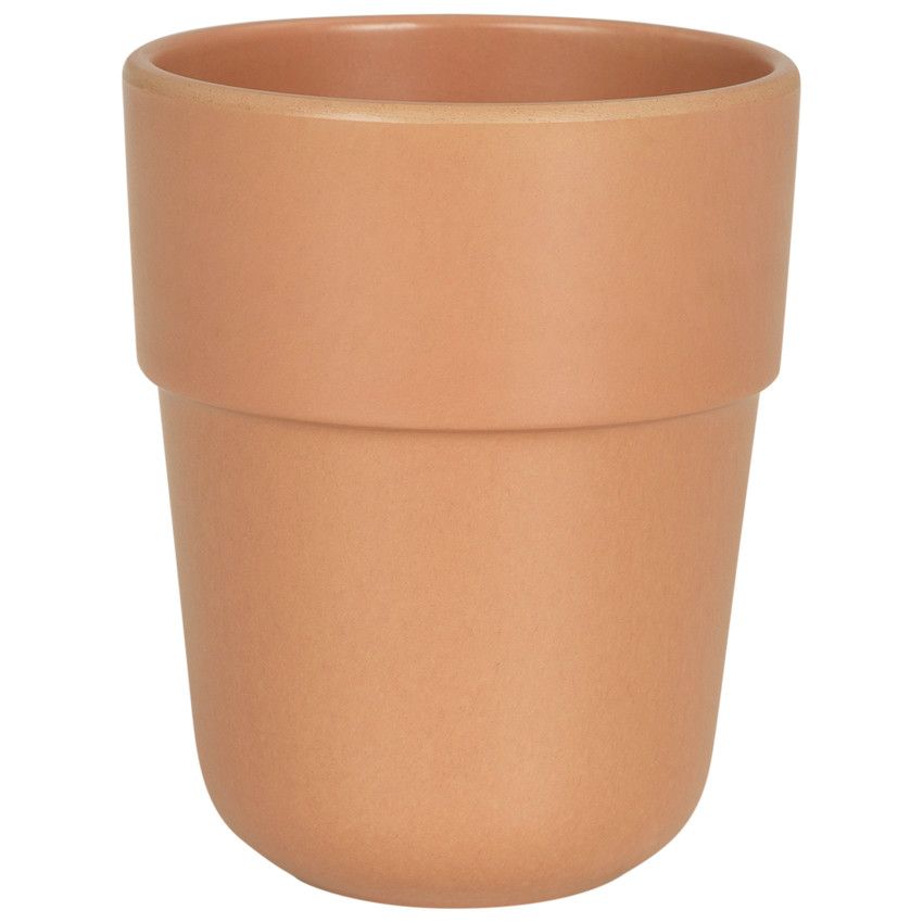 Gobelet en fibre de bambou - Terracotta - Ecru
