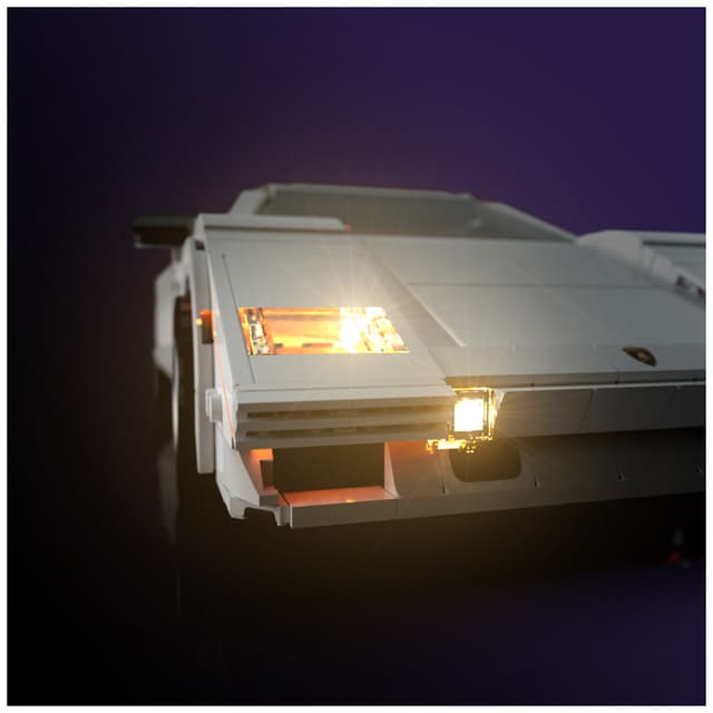 Light My Bricks™ Lamborghini Countach 5000 Quattrovalvole lyskit