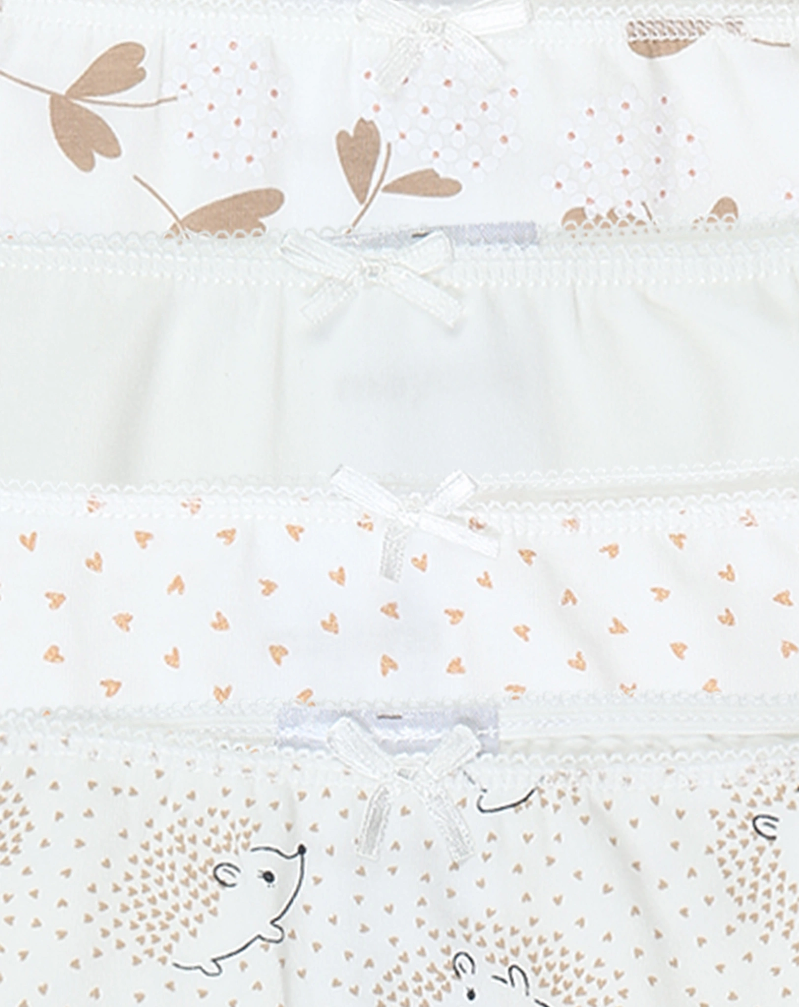 Slip CUTE 4er Pack in weiß