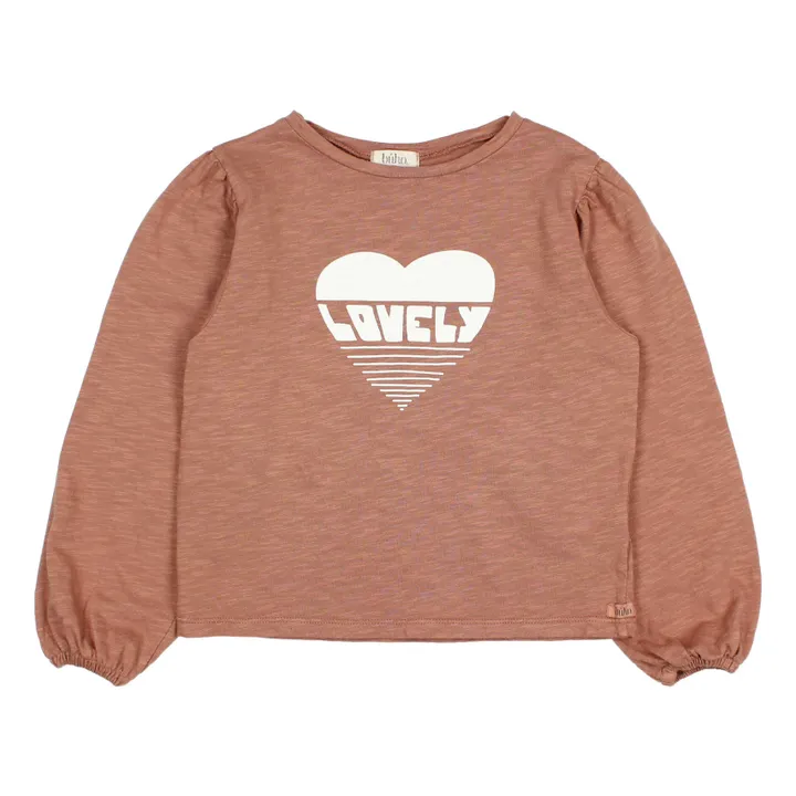 Búho Sweat Coton Bio Lovely | Terracotta