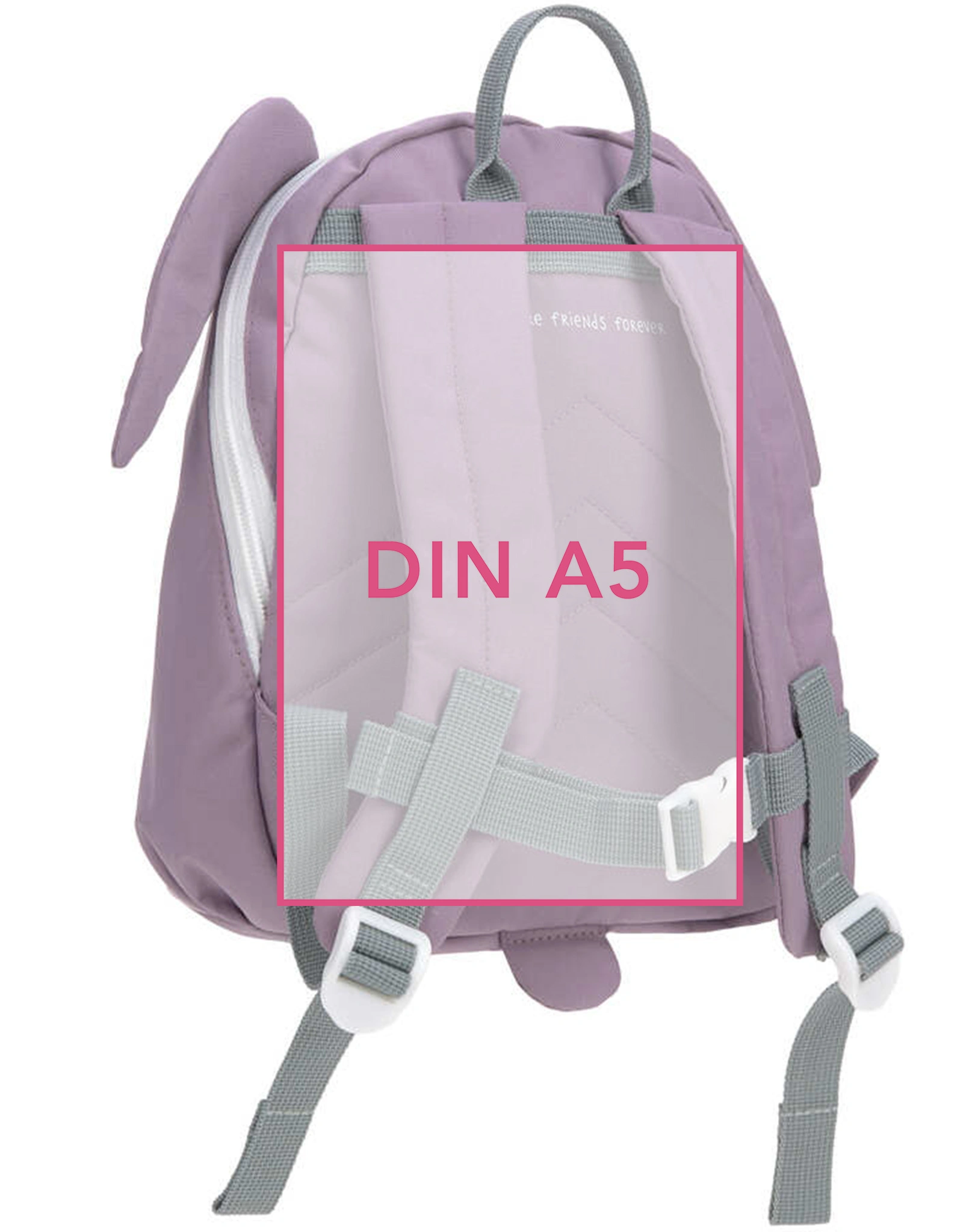 Kinderrucksack ABOUT FRIENDS – BUNNY (20x9,6x24) in lila