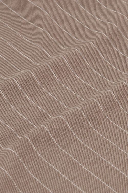 Beige pinstripe skort