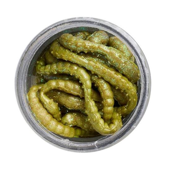 Leurres truite Berkley Powerbait Power Scales Honey Worm 2.5cm (55 pcs)