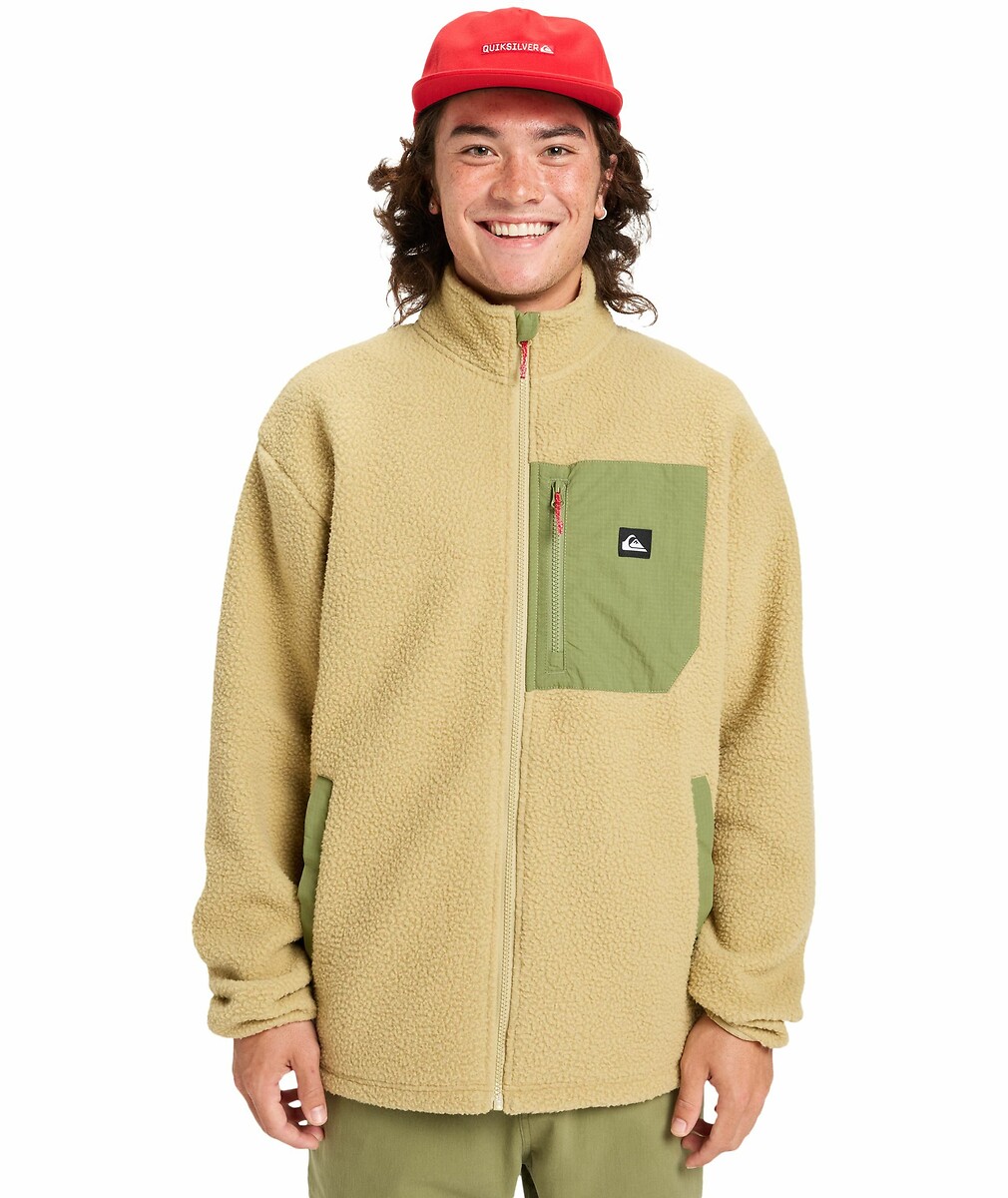 Jaqueta QUIKSILVER com gola alta e zíper Clean Coast