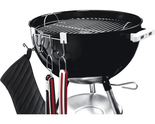 Weber gereedschapshouder, grillgereedschapshouder, staal, voor alle houtskoolgrills met een diameter van 47 en 57 cm