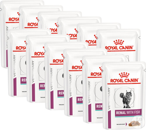 Royal Canin Veterinary Diet Renal Fish Pouch Feline 12x85g